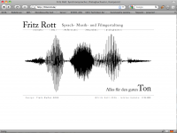 Screenshot Fritz Rott, Sprach- Musik- und Filmgestaltung