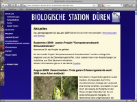 Screenshot Biologische Station Düren