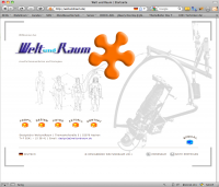 Screenshot DesignbÃ¼ro WeltundRaum