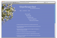 Screenshot KÃ¶rpertherapie Kmet
